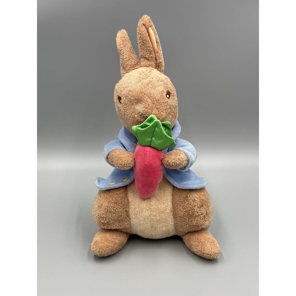 Peter Rabbit Beatrix Potter Plush Musical Pull String Lullaby 10” Stuffed Animal